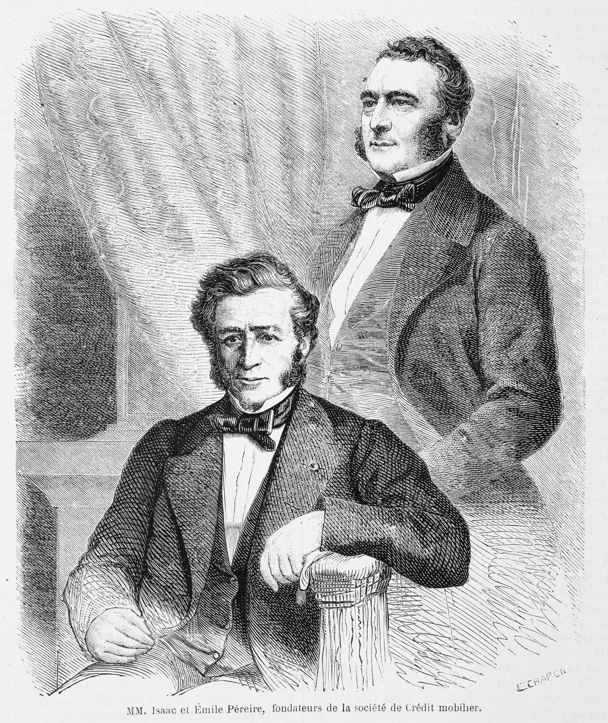 Émile (1800-1875) et
Isaac (1806-1880) Pereire