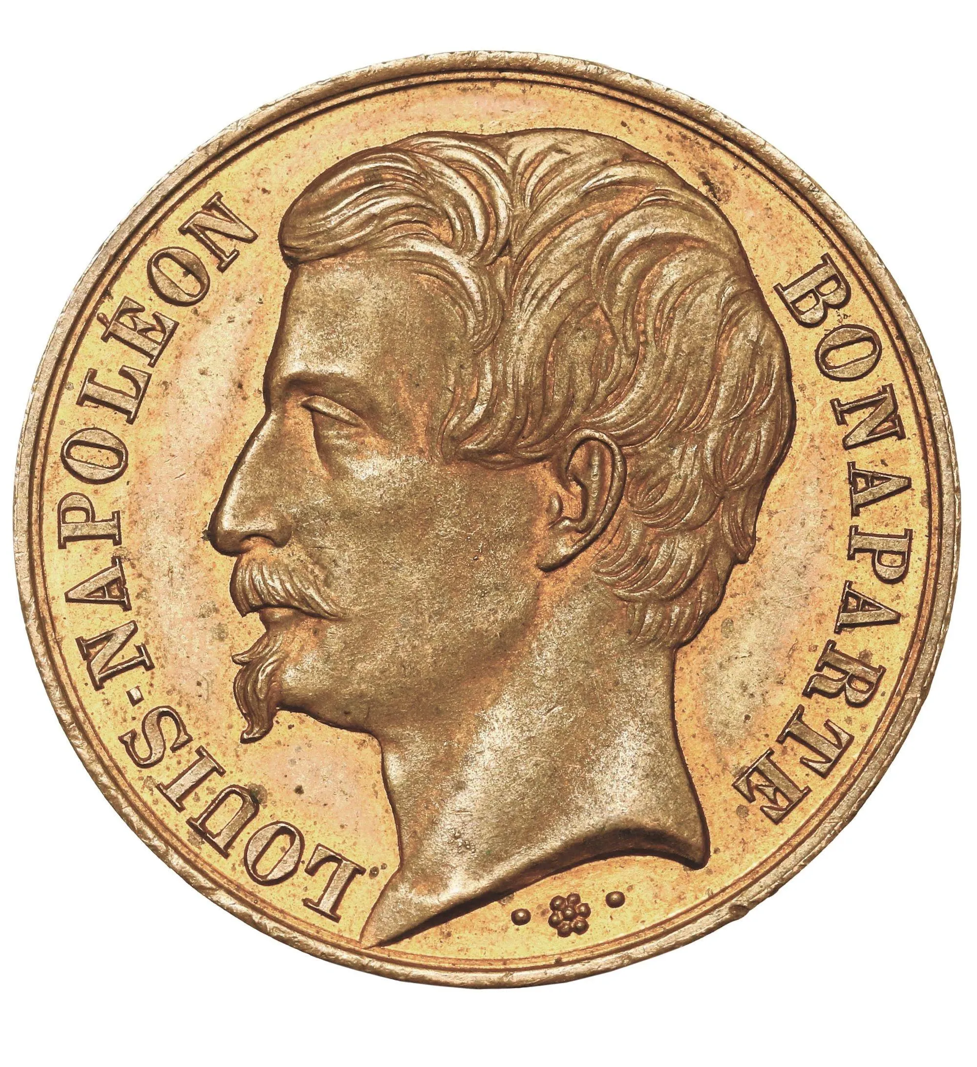 Médaille frappée en janvier 1849, face