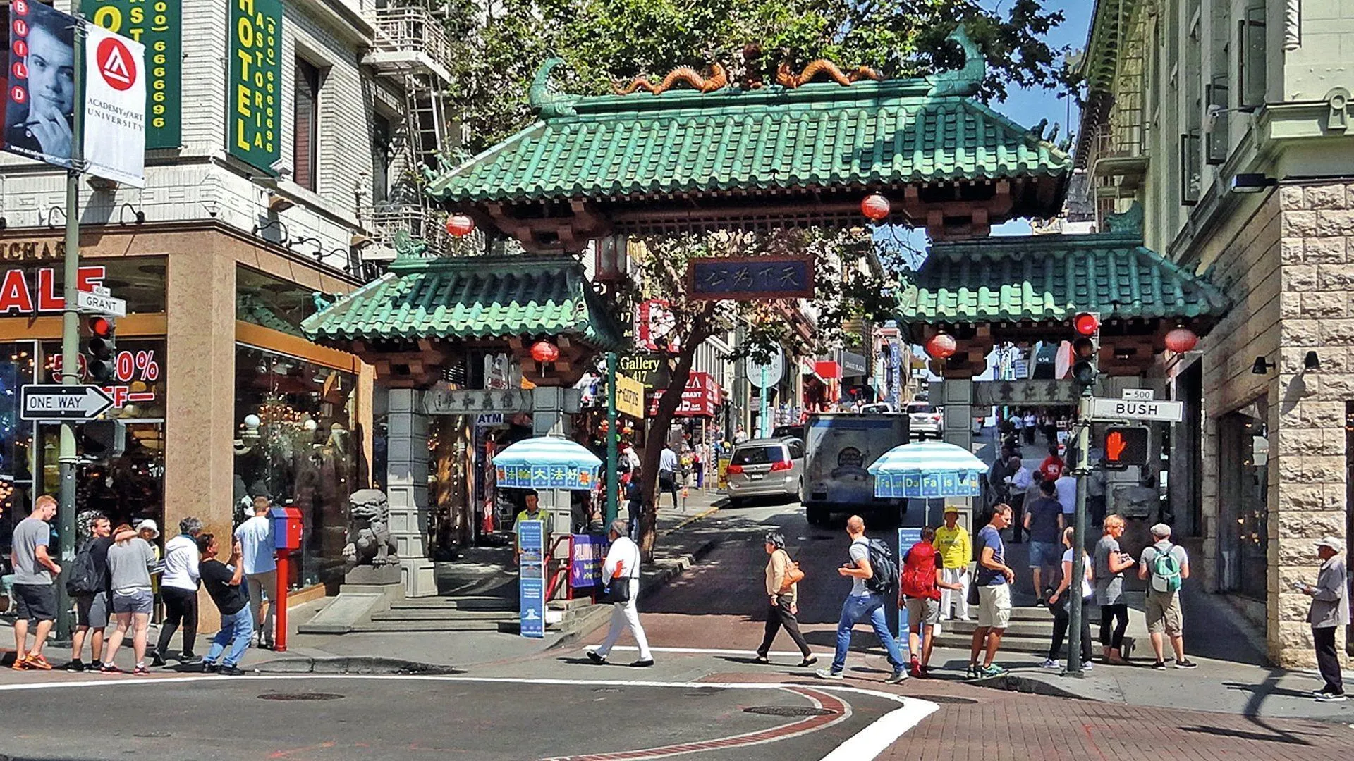 L'arche à l'entrée de la chinatown de San Francisco, un « must-have »