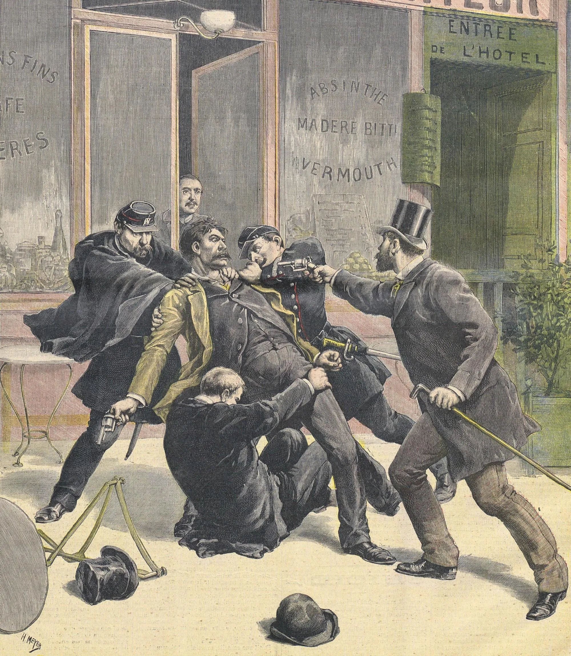 Une Petit Journal, arrestation Ravachol