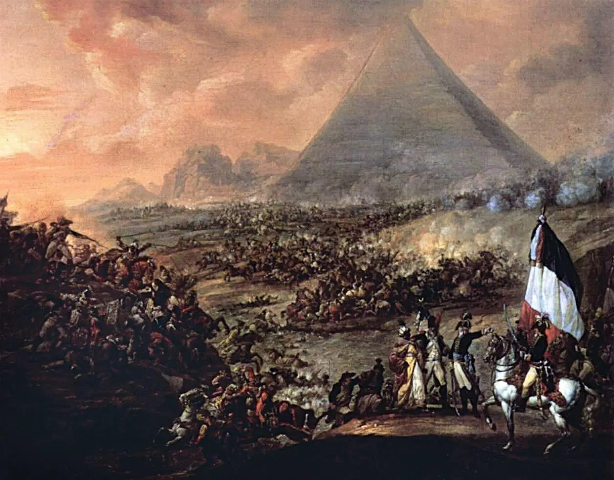 François Watteau, La Bataille des Pyramides