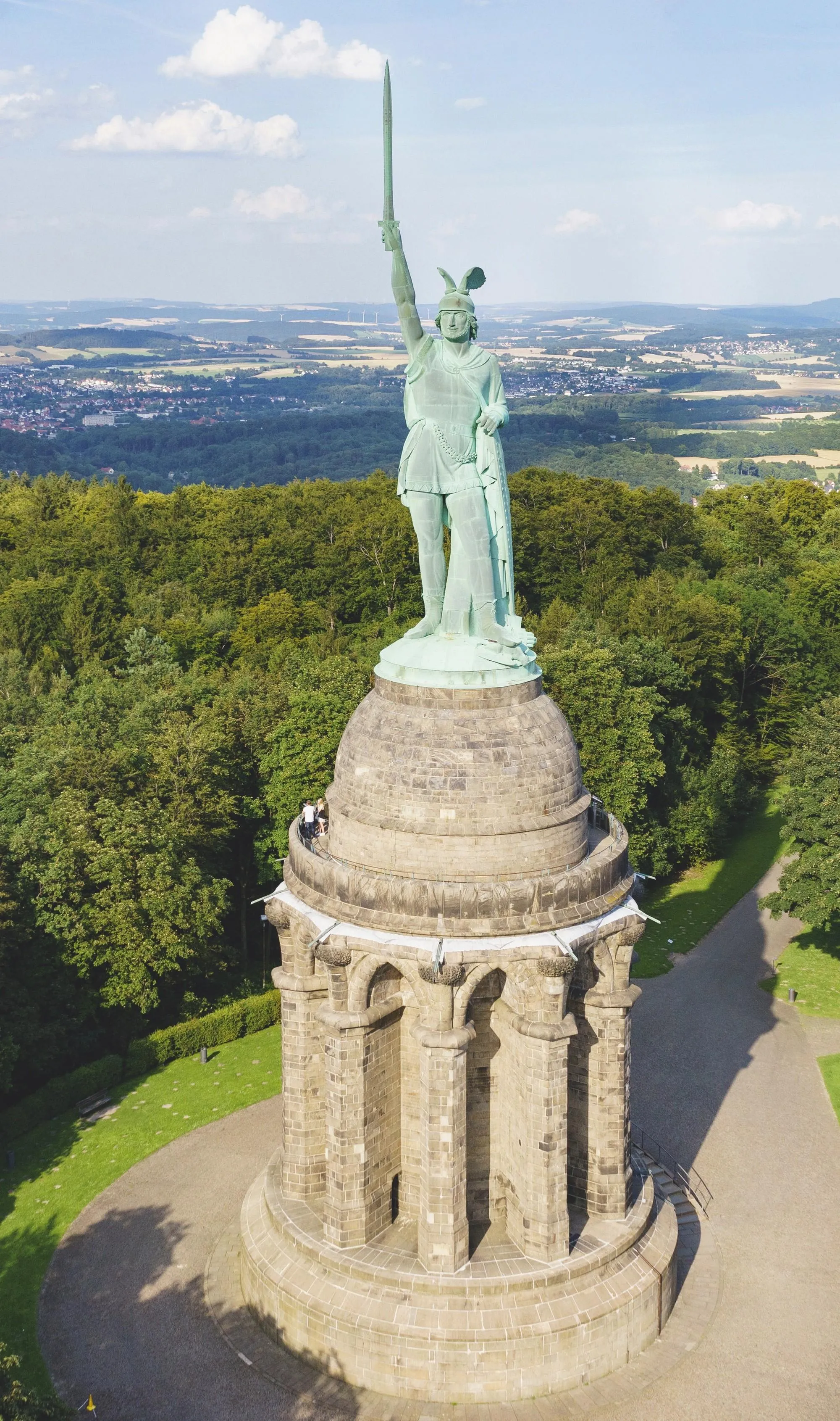 La statue d'Arminius (Hermannsdenkmal)
