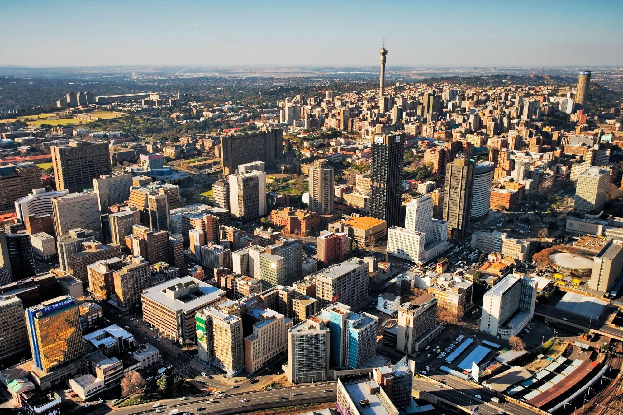 Le CBD de Johannesburg