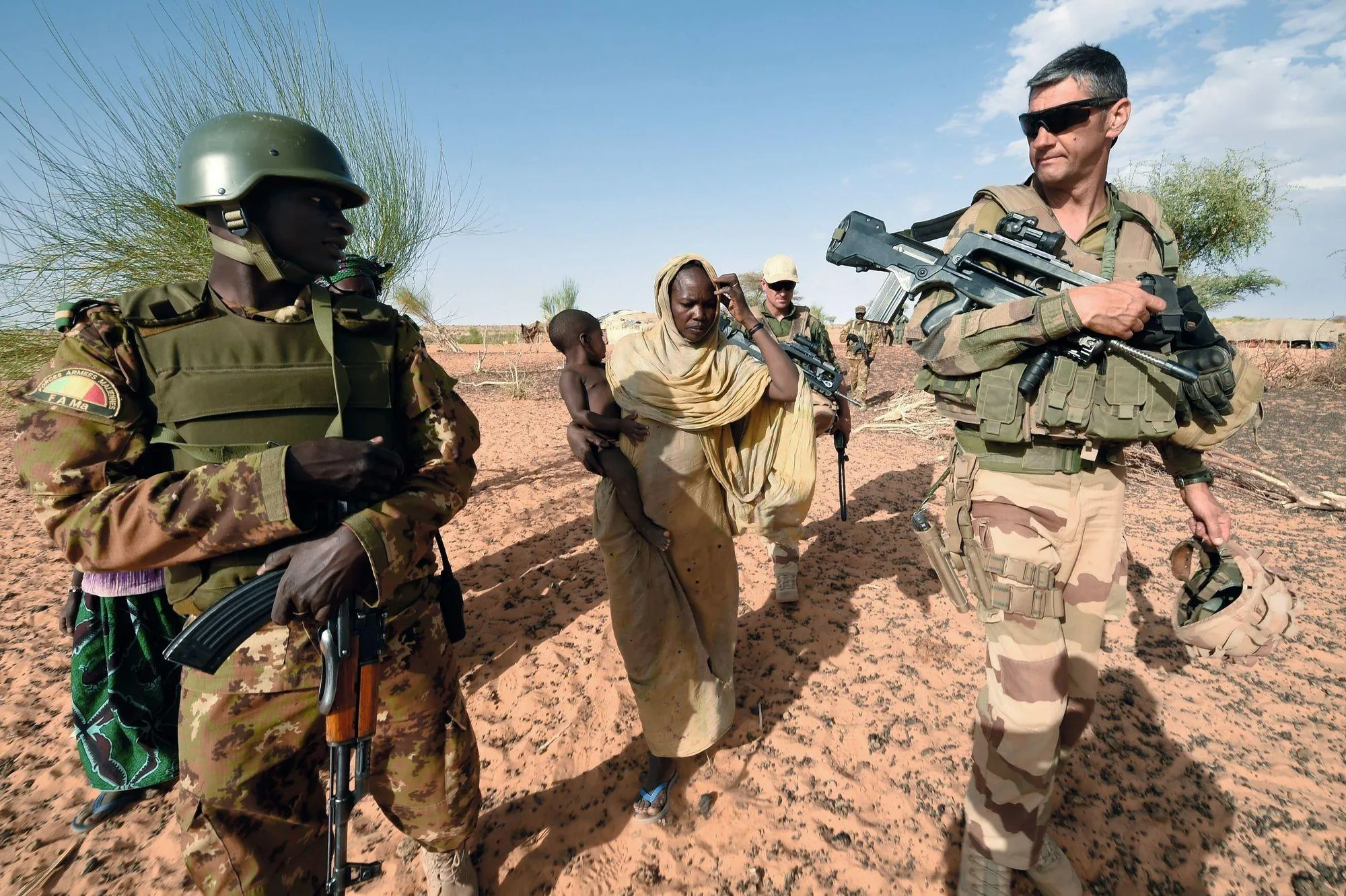 Des soldats français au Mali en décembre
2015, dans le cadre de l'opération Barkhane.