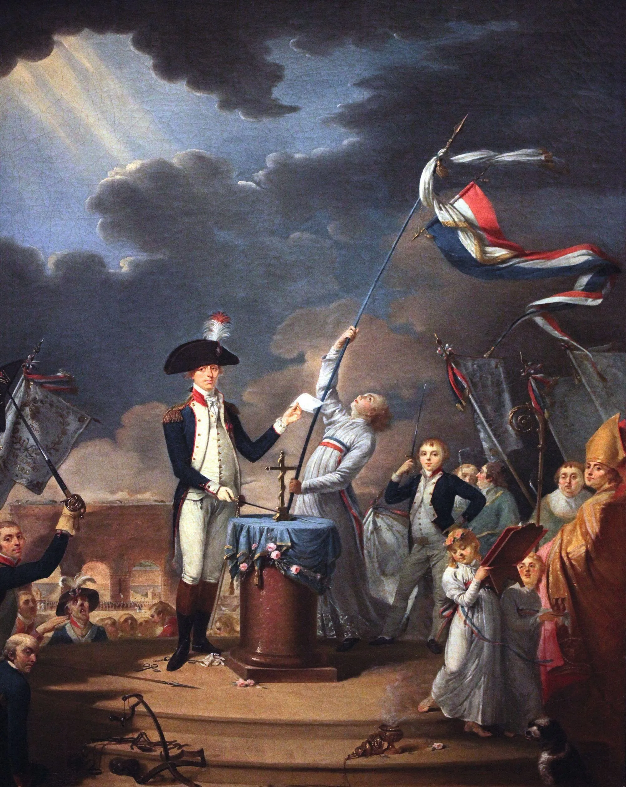 Louis David, Serment de La Fayette à la fête de la Fédération