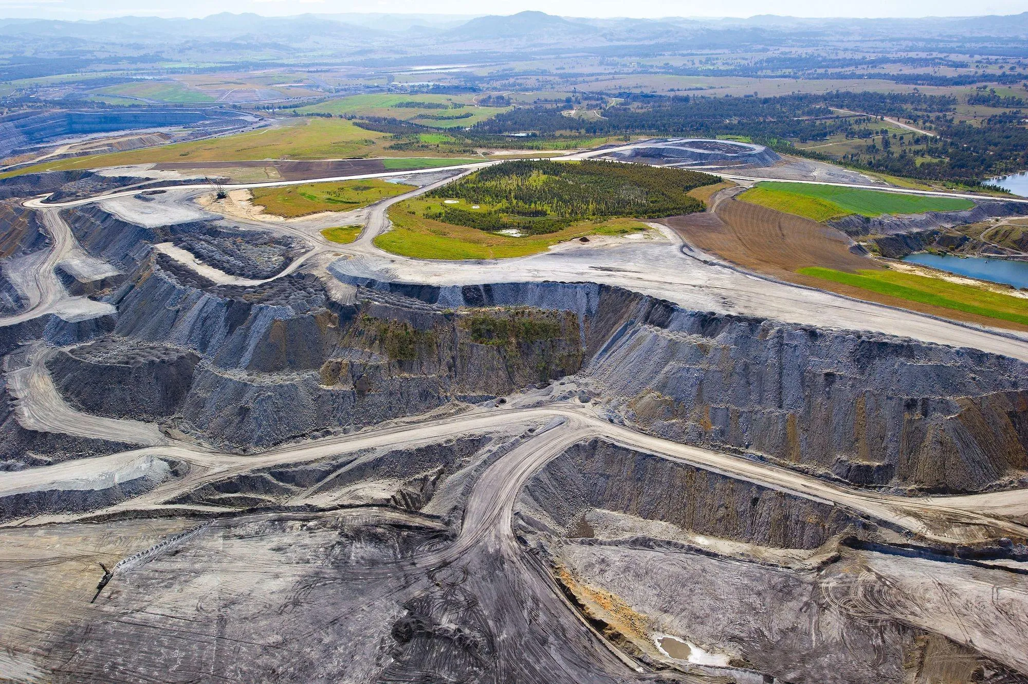 Mine de charbon en Australie