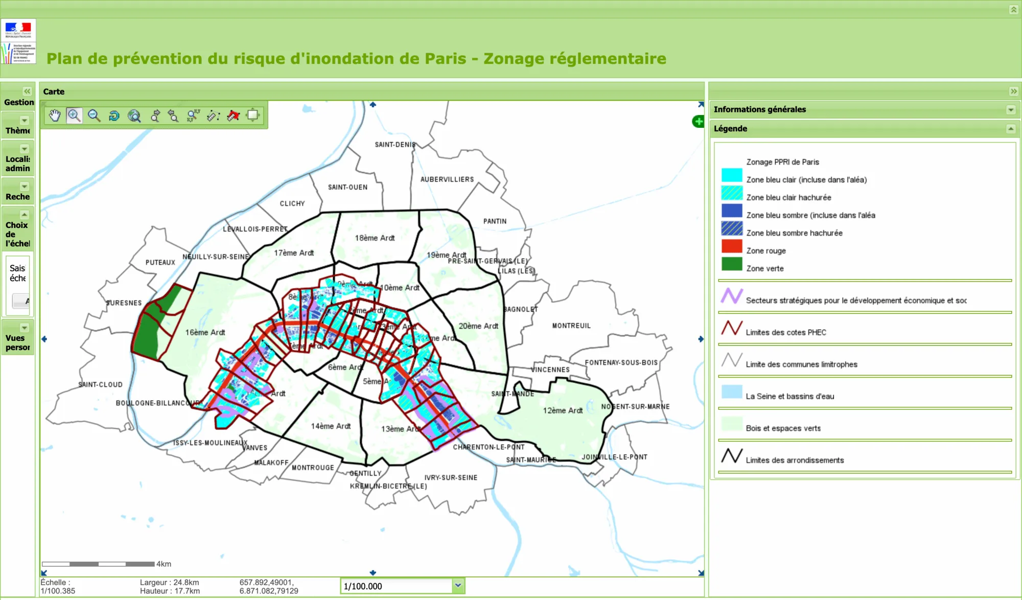 Plan de prévention du risque d'inondation de Paris