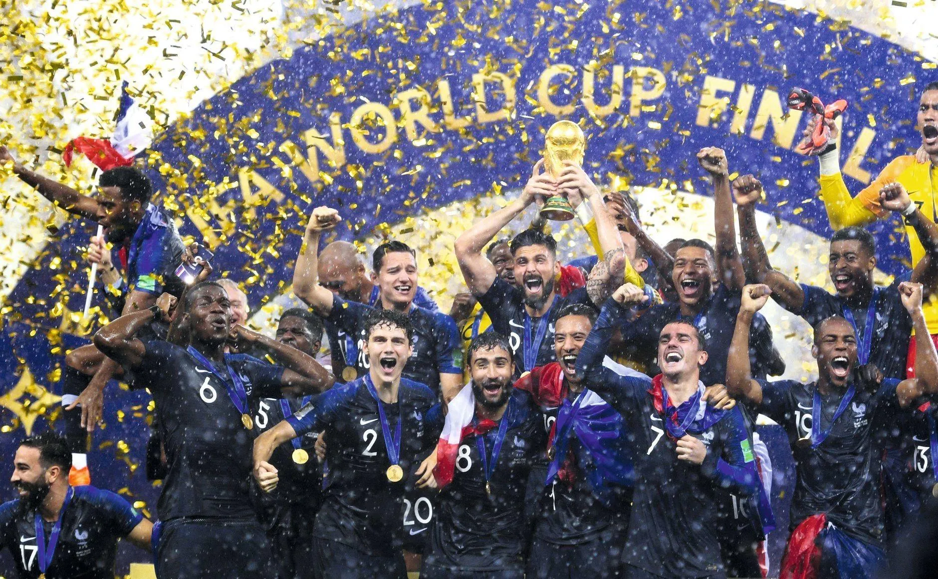 Équipe de France, championne de la coupe du monde de foot 2018
