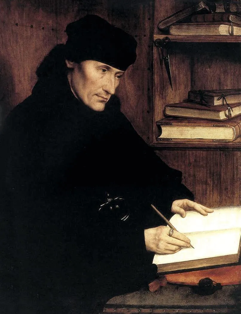 Quentin Metsys, Portrait d'Érasme, 1517