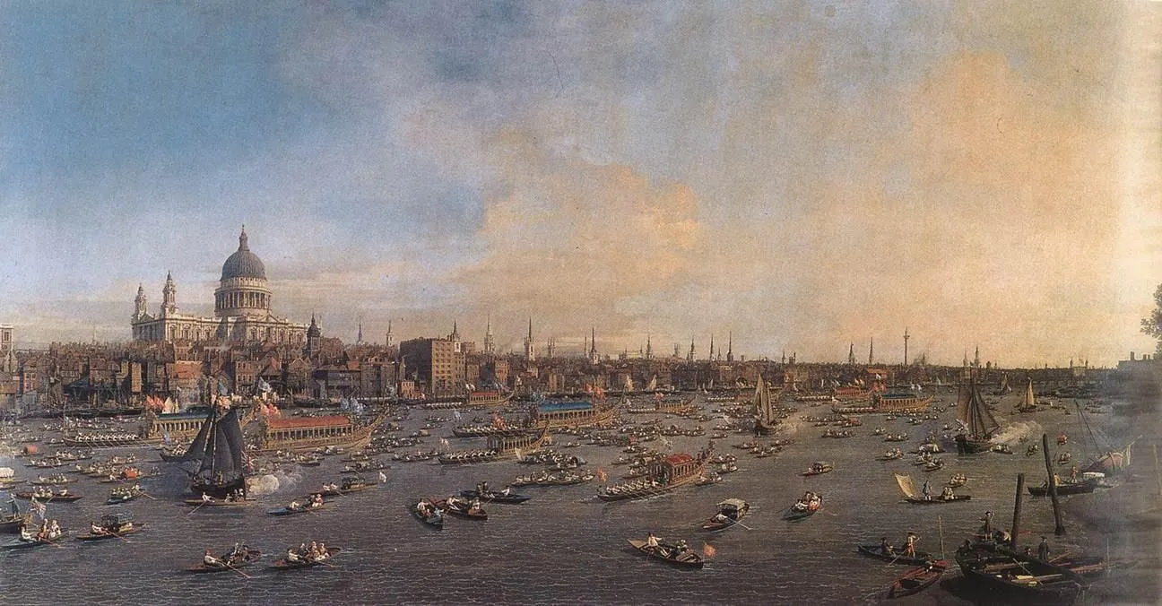 Une vue de Londres au XVIII<sup>e</sup> siècle