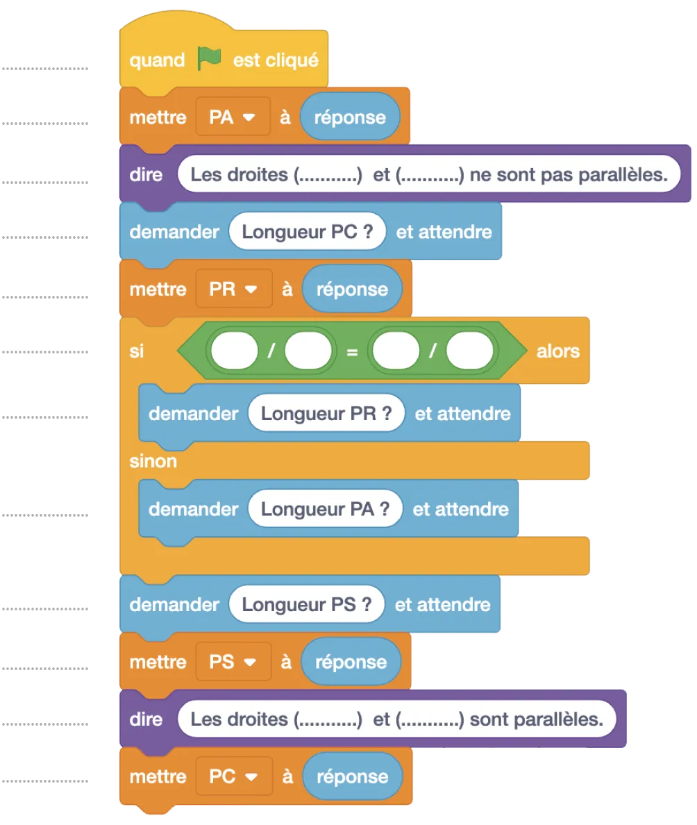 Programme Scratch