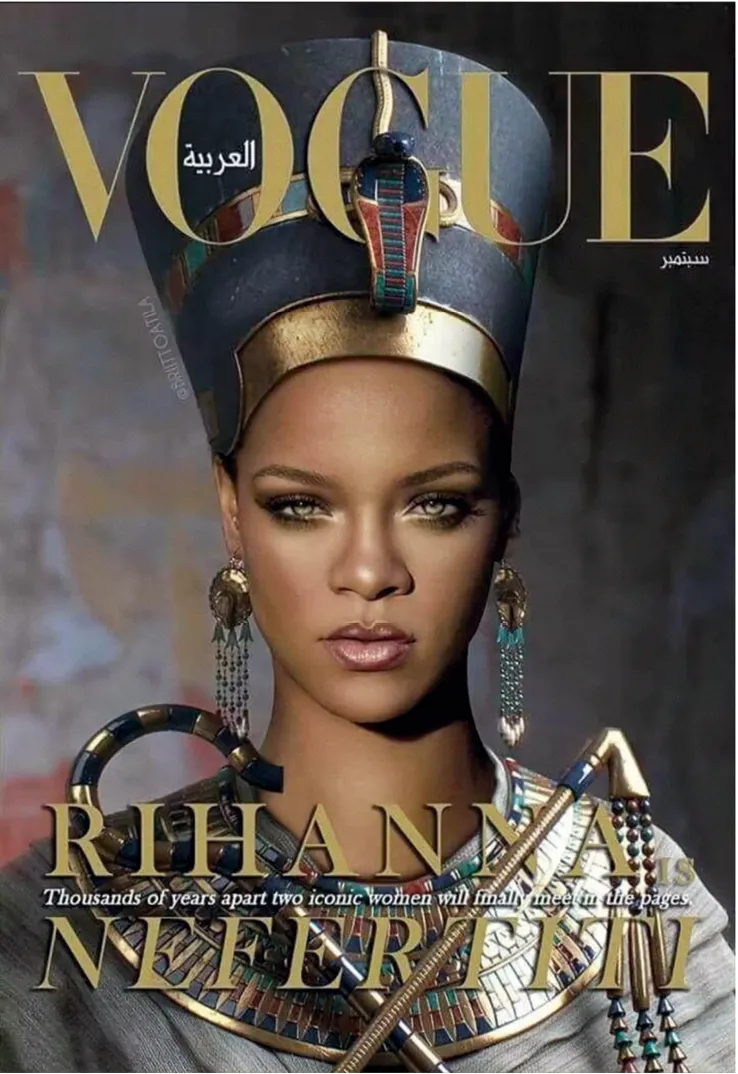 Une du magazine Vogue Arabia