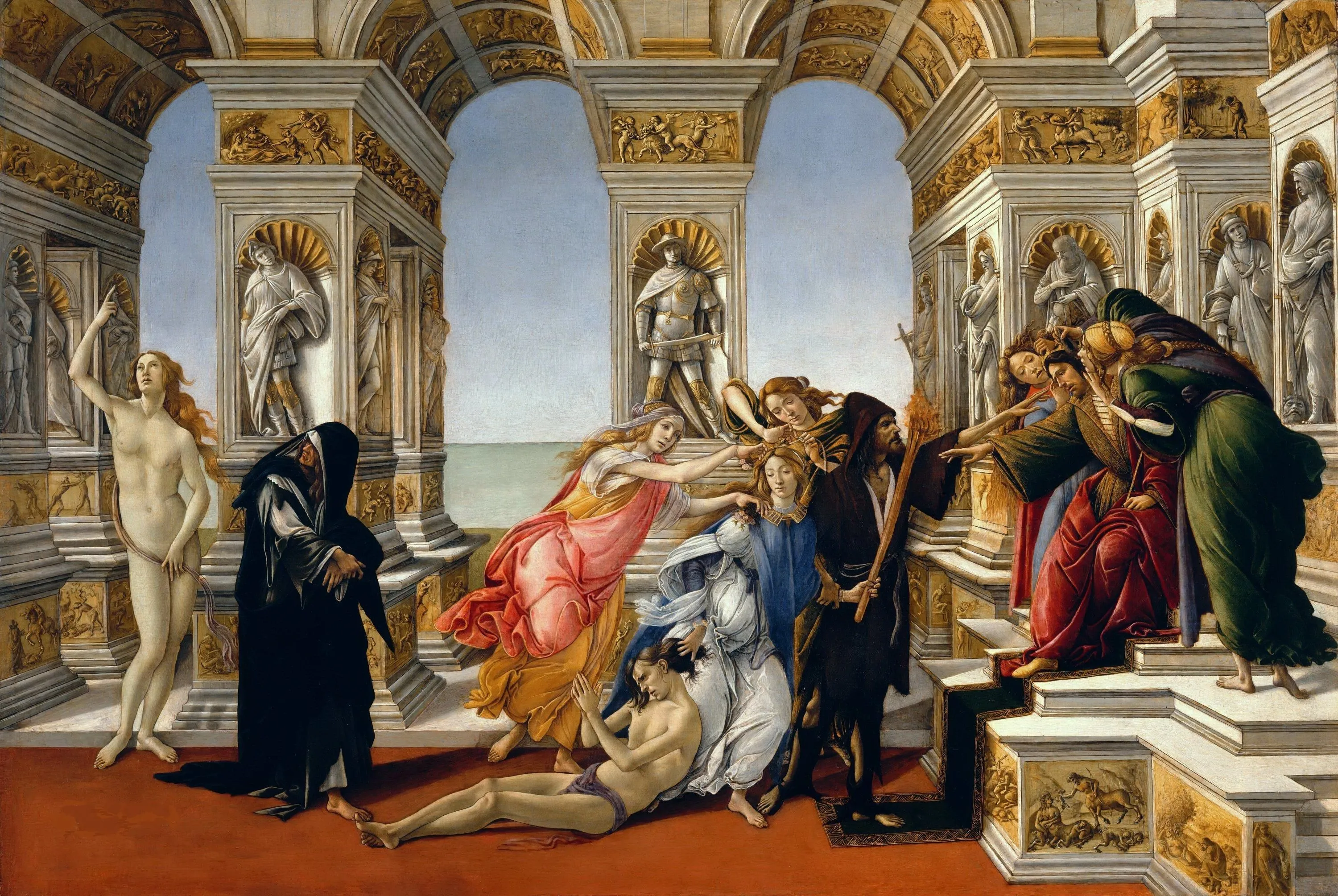 Botticelli La calomnie d'Apelle