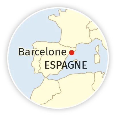 Barcelone en Espagne