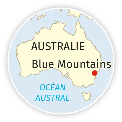 Carte Australie / Blue Mountains