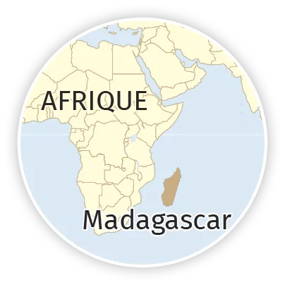 Carte Afrique / Madagascar 