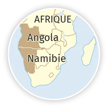 Namibie, Angola