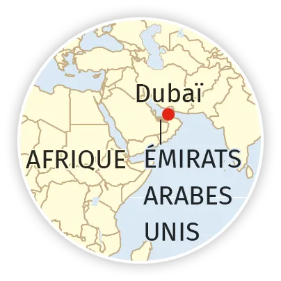 Carte Dubaï aux Émirats
Arabes
Unis