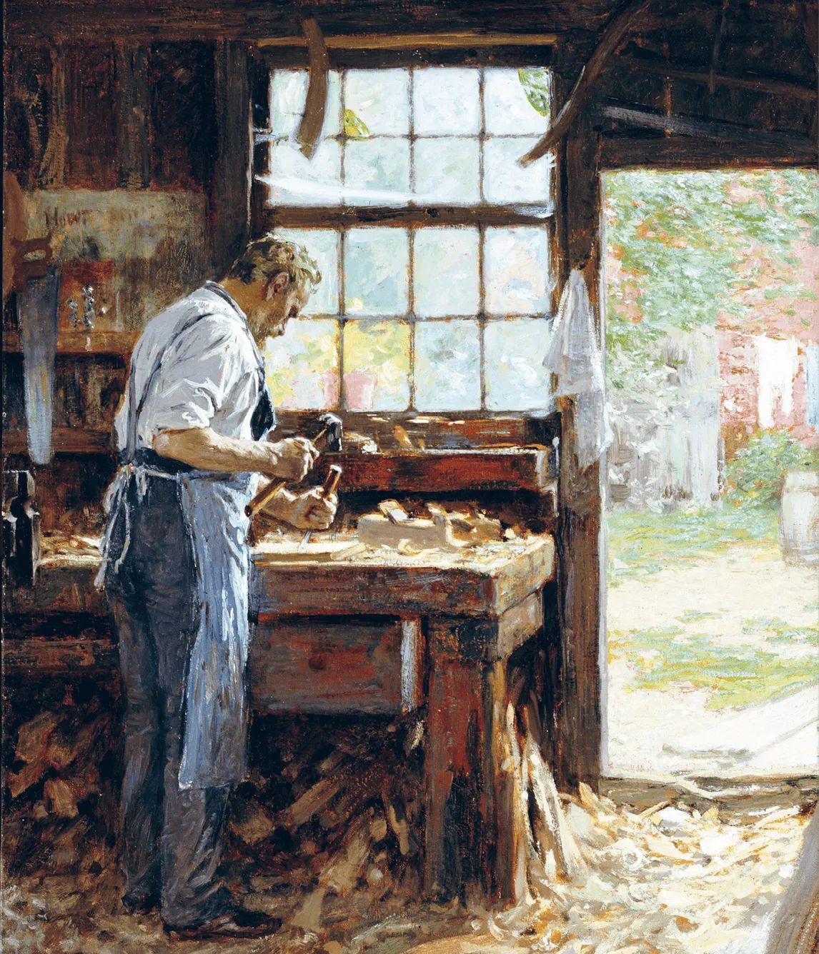 Edward Henry Potthast,
Village Carpenter, 1899