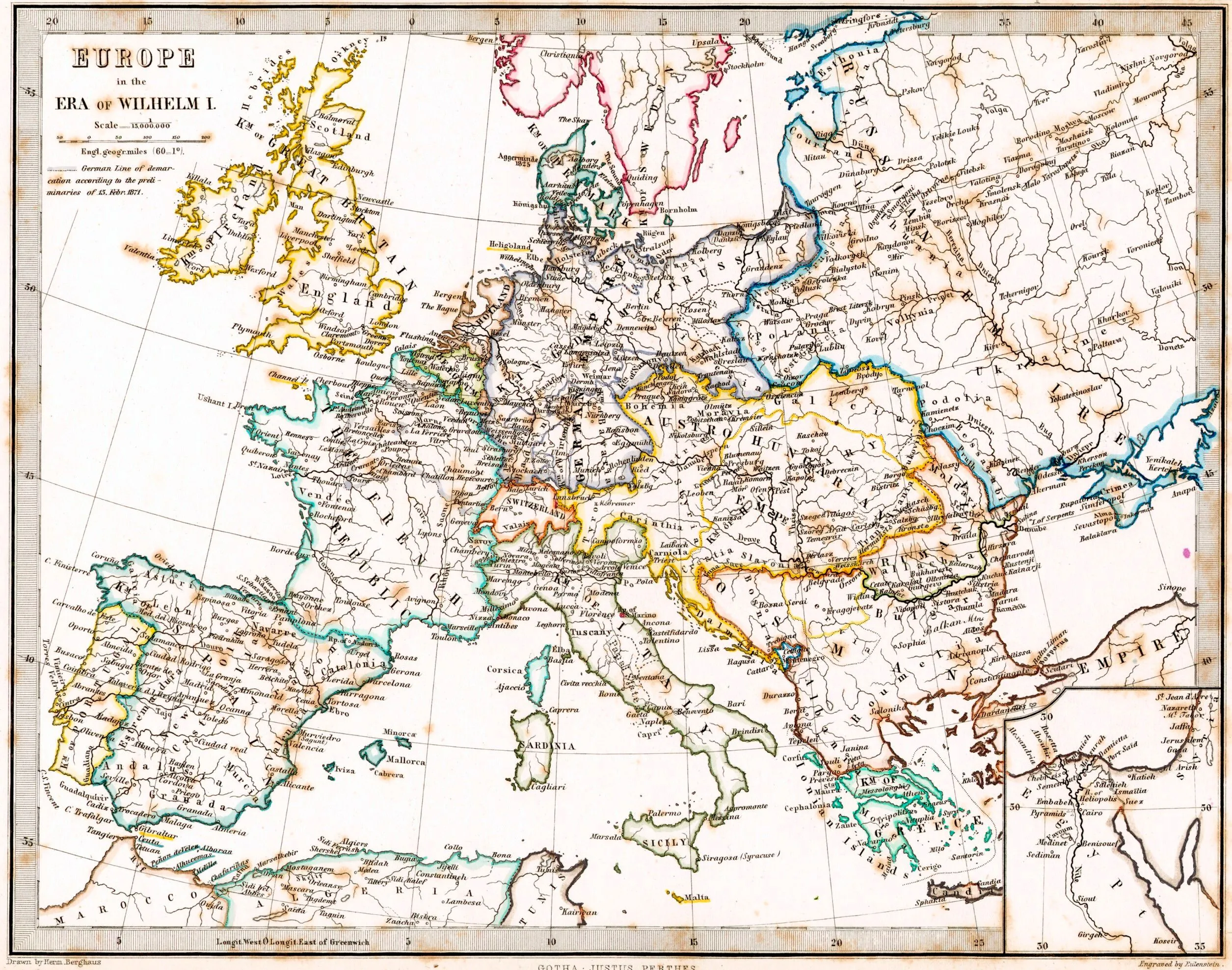 Carte Europe 1812