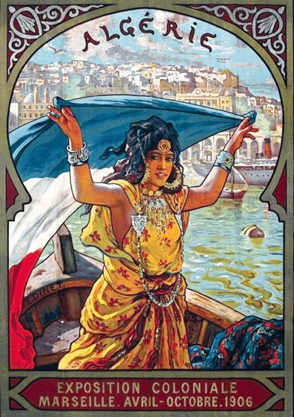 Affiche pour l'exposition coloniale de 1906