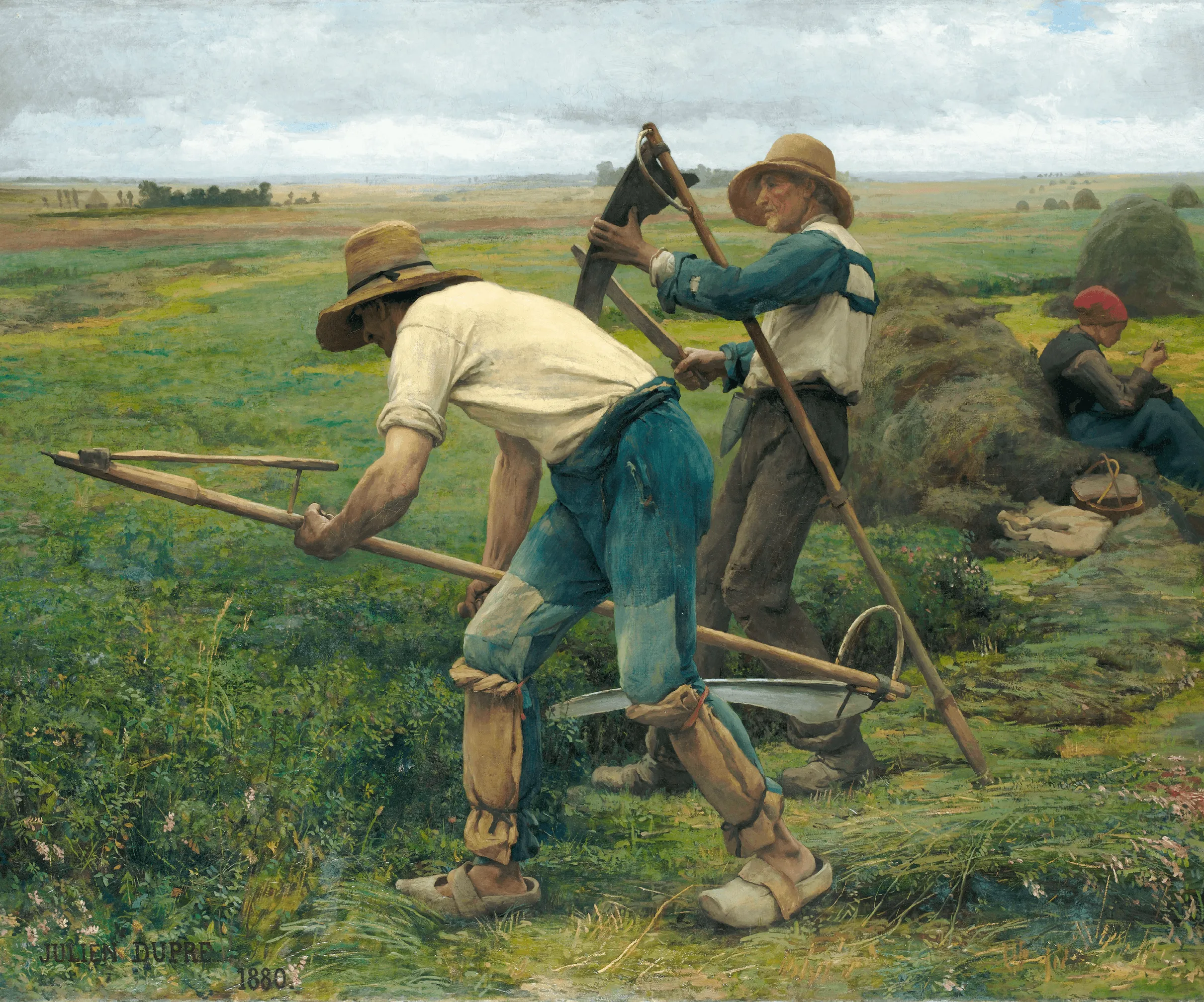 Julien Dupré, Les Faucheurs de luzerne, 1880, huile sur toile, 118,5 x 150,5 cm, Sénat, Paris