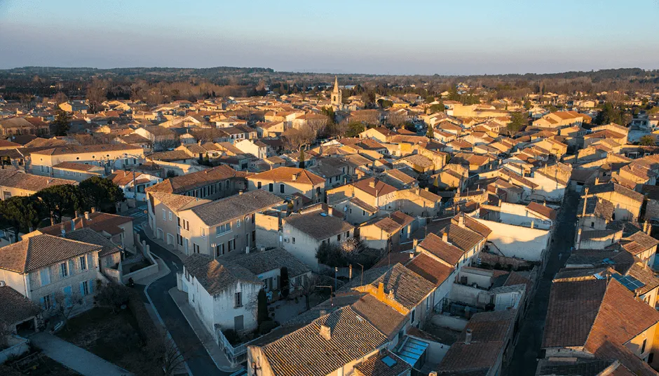 Photographie de pavillons à Eyragues