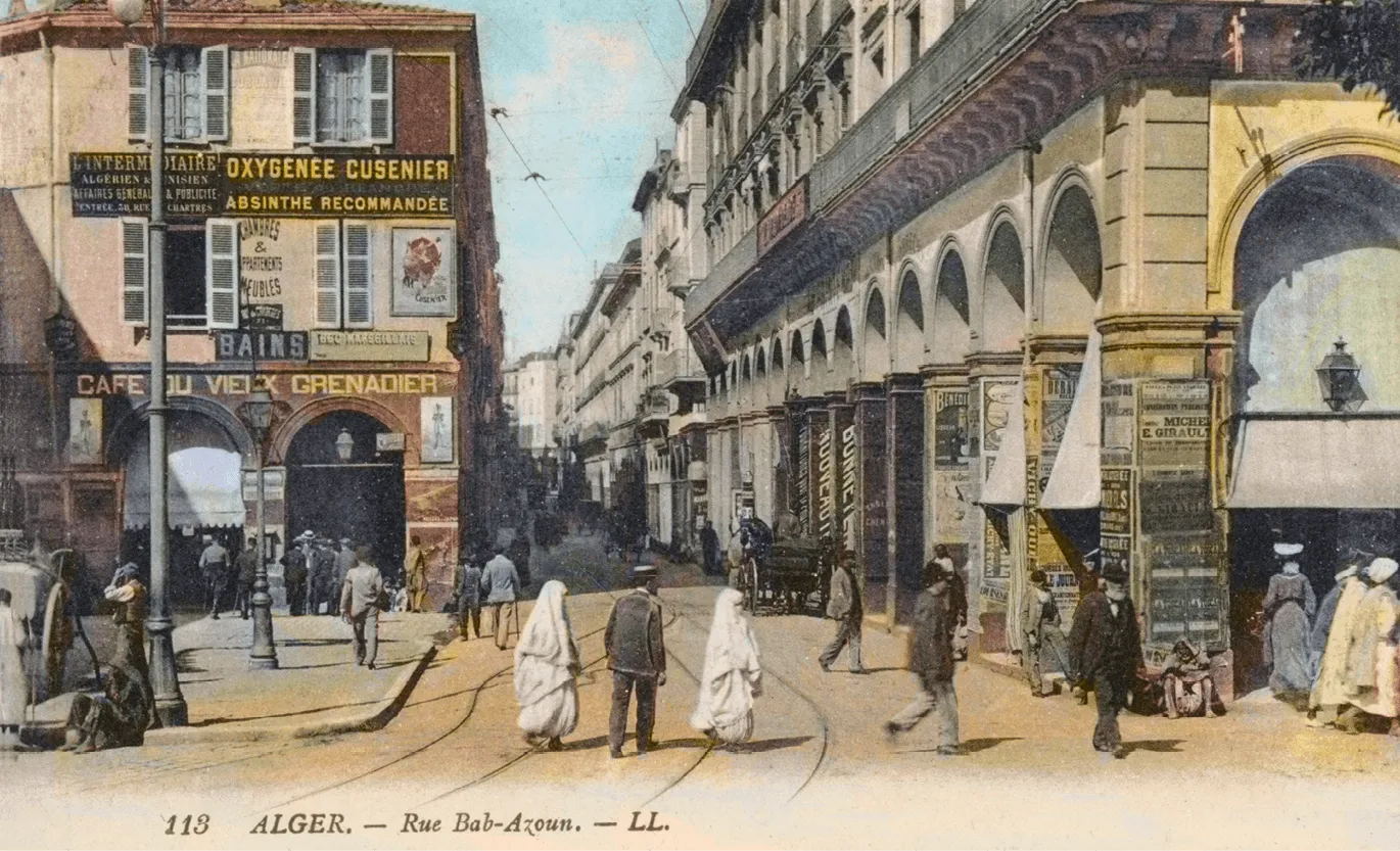 Alger. Rue Bab-Azoun