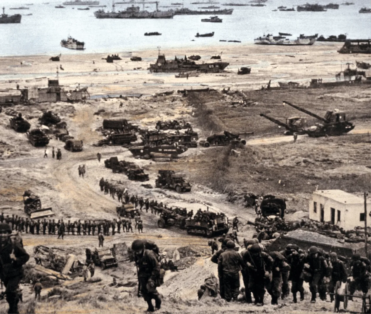 Omaha Beach, 8 juin 1944.