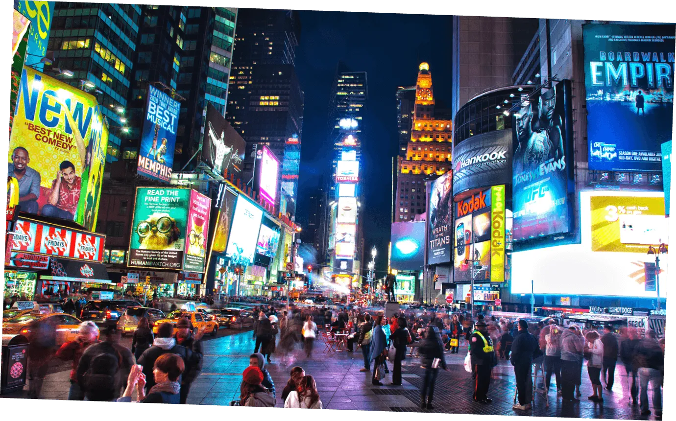 Time Square by night