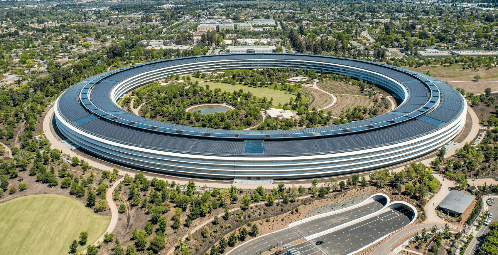 Apple Park dans la Silicon Valley, en Californie