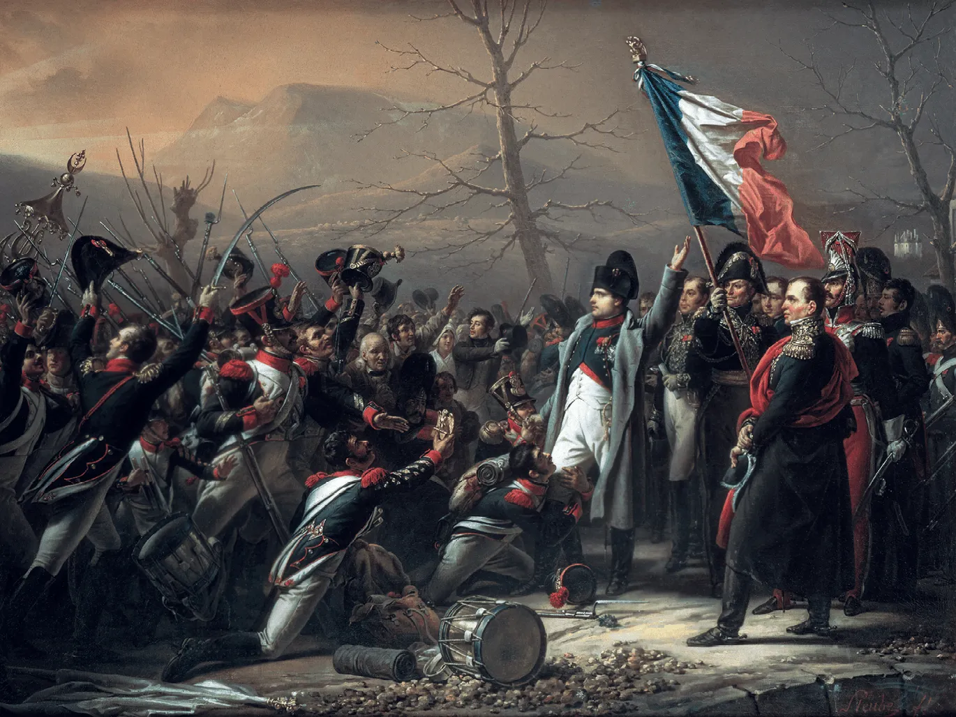 Tableau : Le Retour de Napoléon de l'île d'Elbe