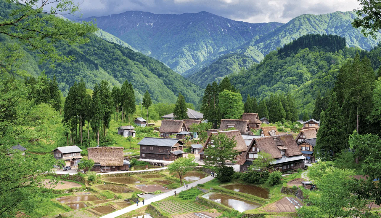 Le village classé de Gokayama au Japon