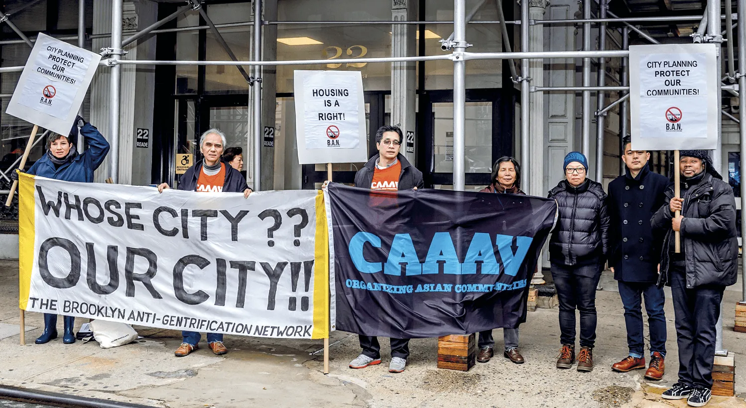 Un collectif contre la gentrification à Brooklyn