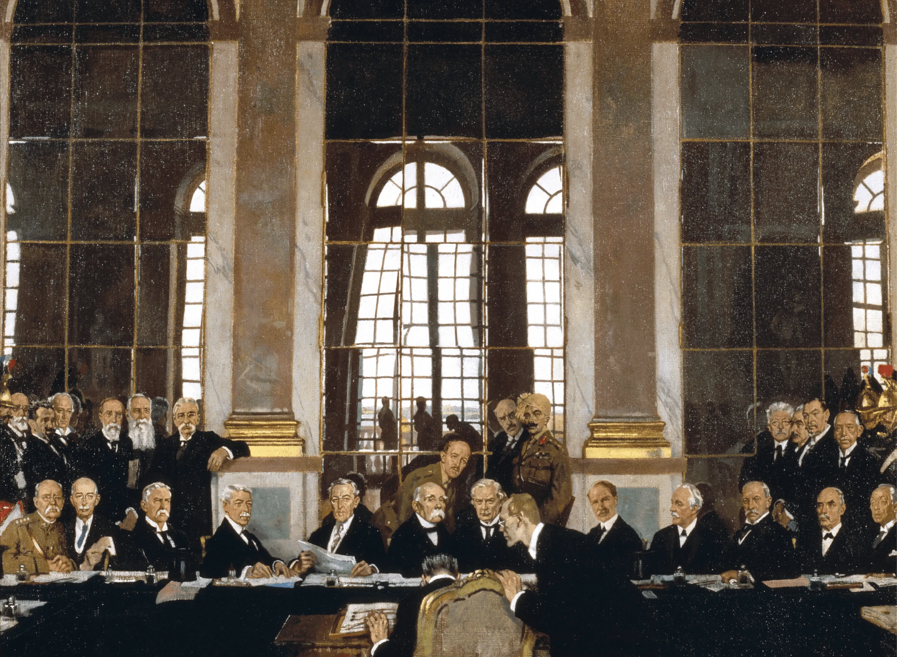La Signature du traité de Versailles
