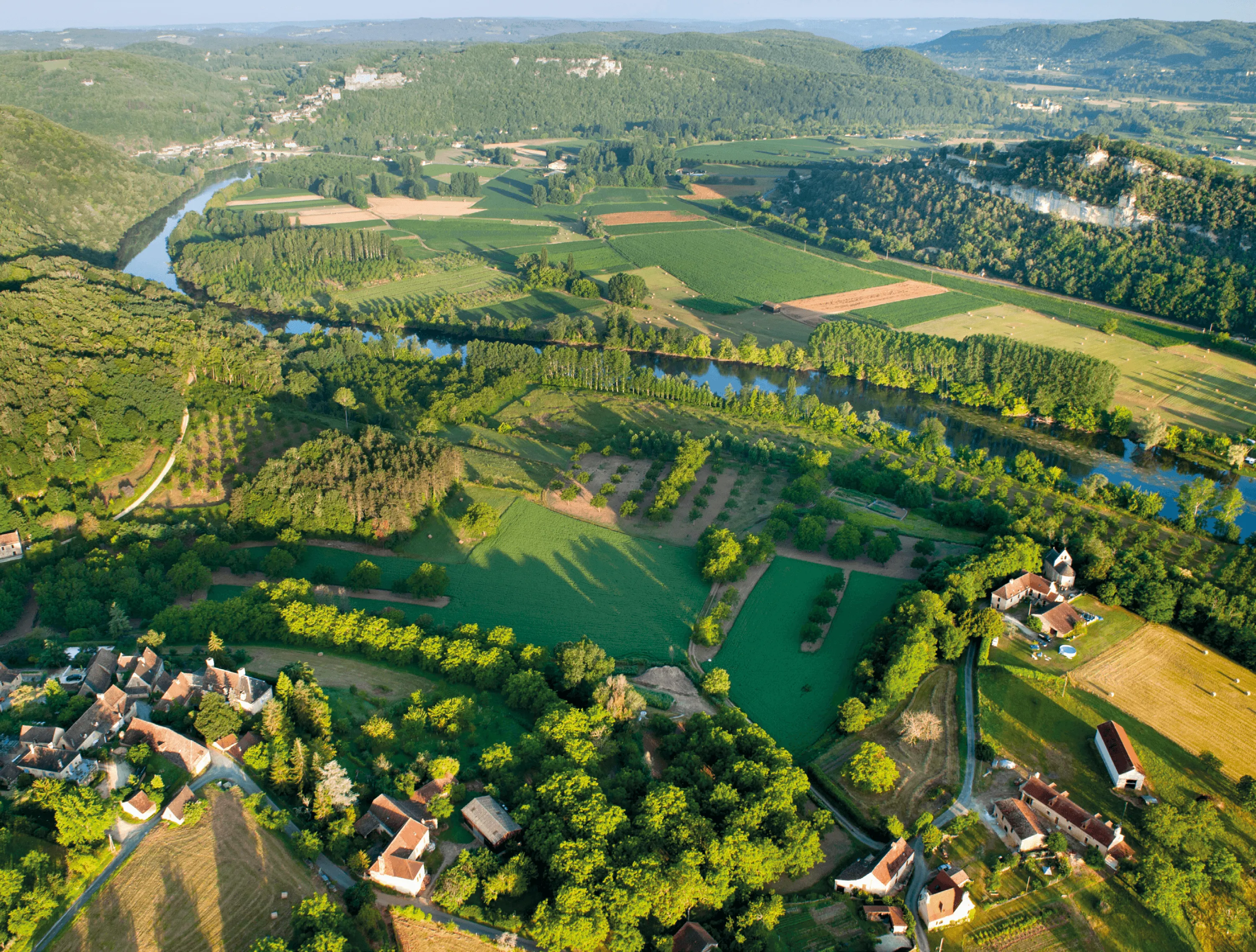 Paysage rural en Dordogne