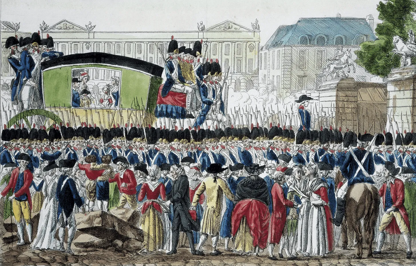 Retour de la famille royale à Paris le 25 juin 1791