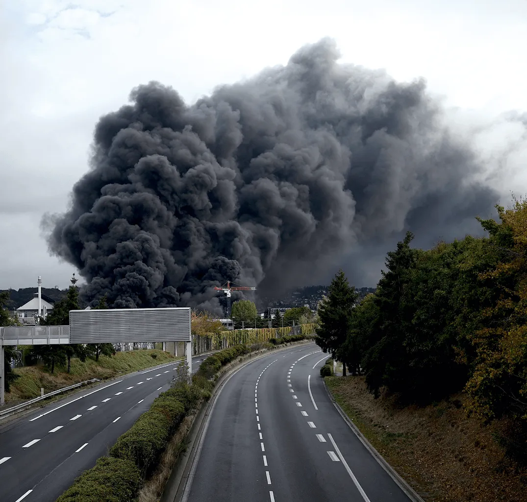 L'incendie de l'usine Lubrizol à Rouen