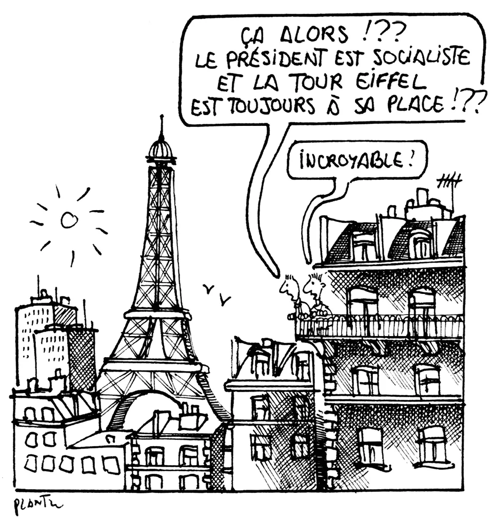 Plantu, Le Monde, 11 mai 1981.