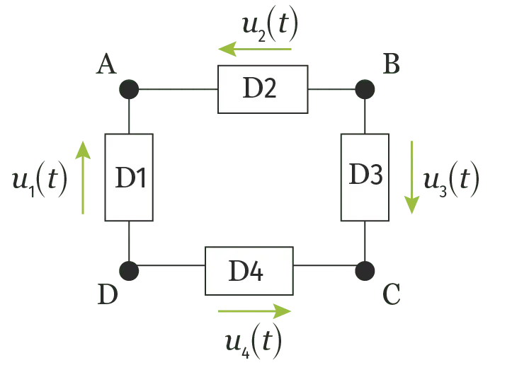 schéma électrique d'une maille