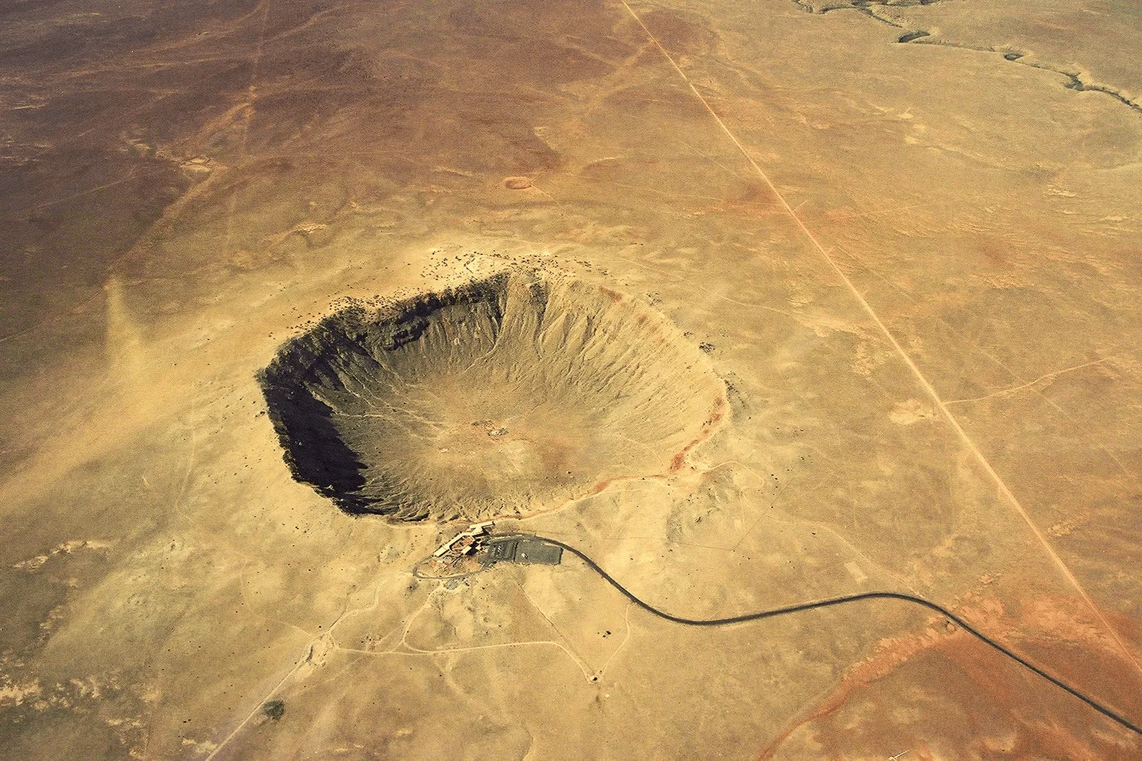 Cratère d'une météorite