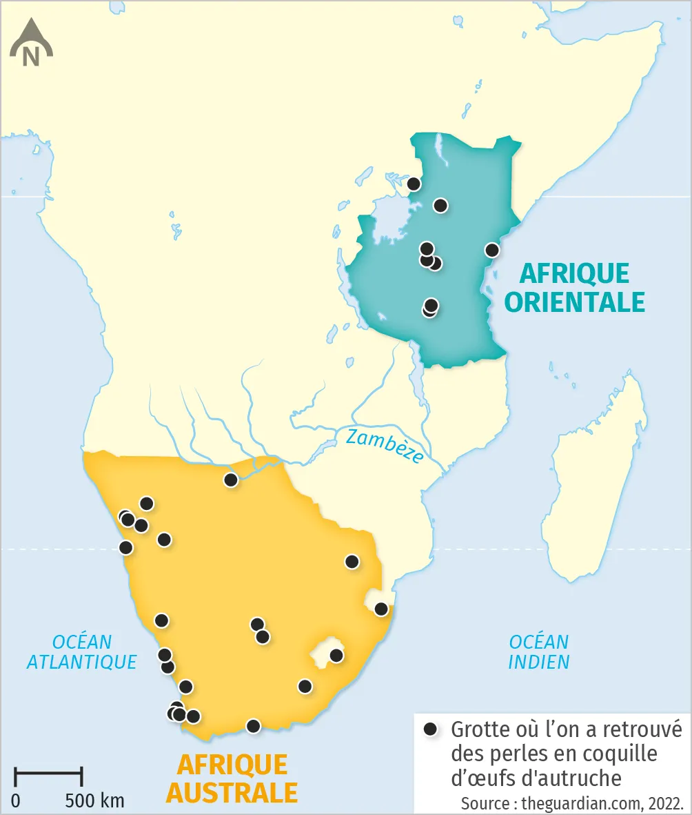 Carte grottes Afrique