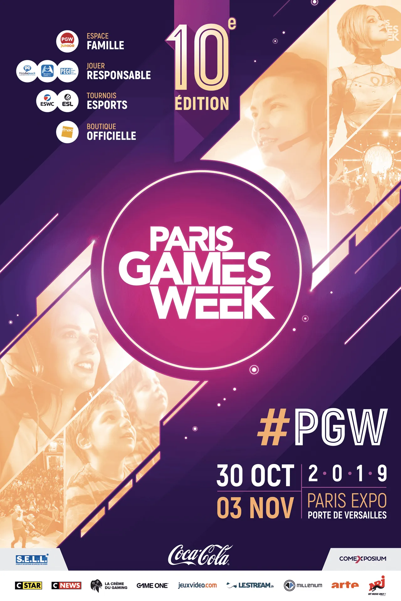 Affiche de la Paris Games Week