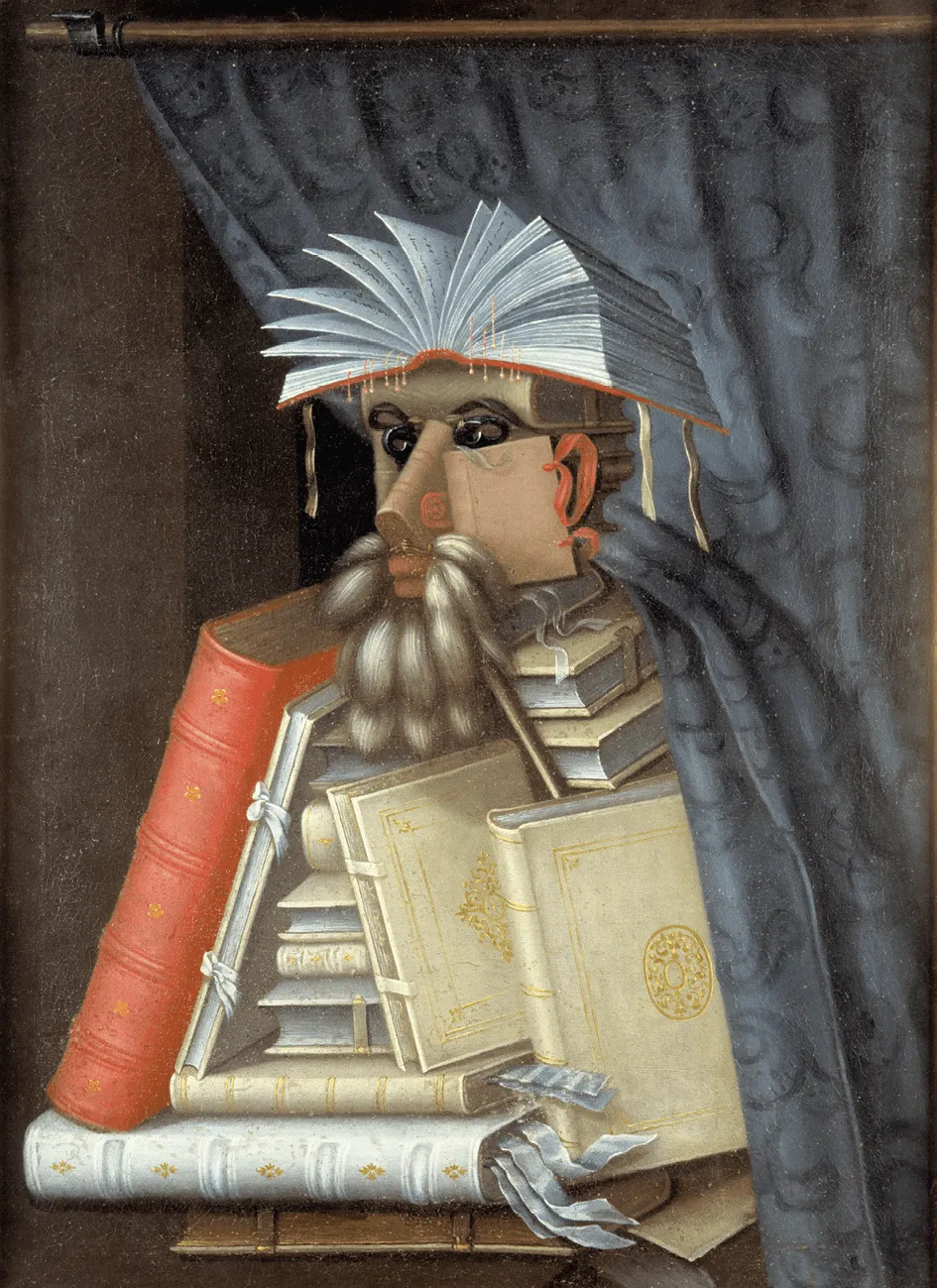 Le bibliothéquaire, de Giuseppe Arcimboldo