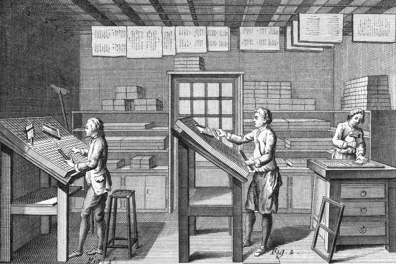 Gravure tirée de l'Encyclopédie