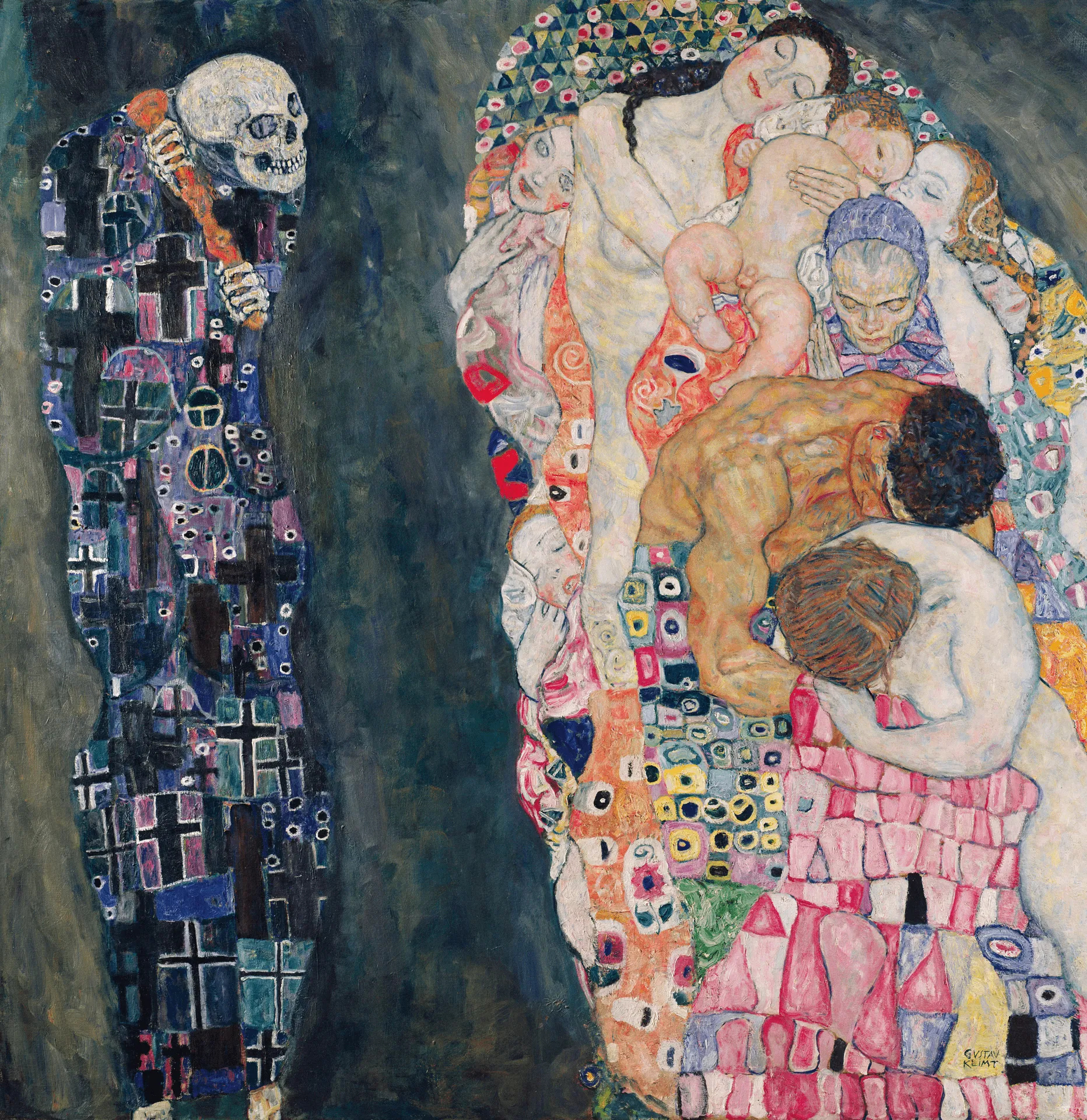 Gustav Klimt, La Vie et la Mort