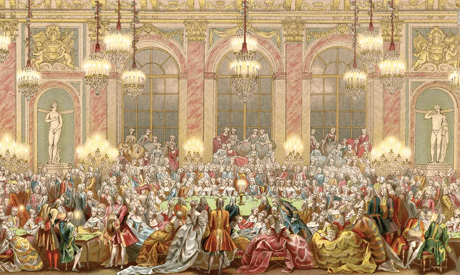 Le jeu du roi, fêtes données par Louis XV au chateau de
Versailles