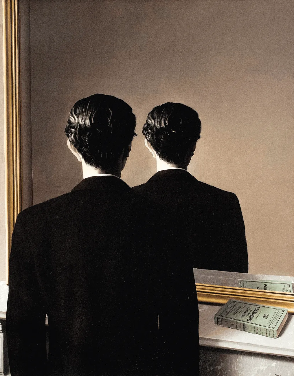 René Magritte, peinture
La Reproduction interdite