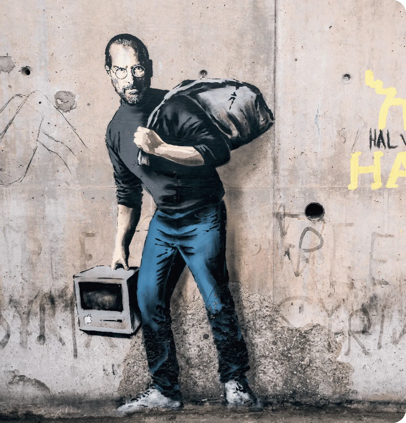 Banksy, Steve Jobs