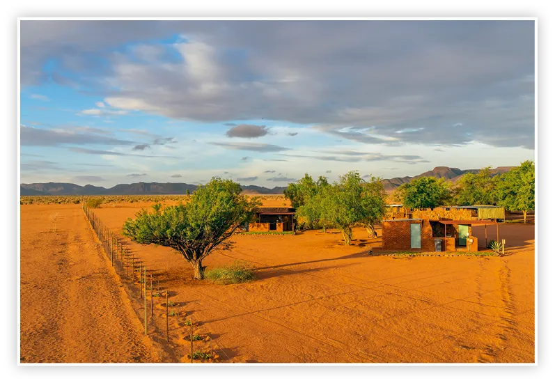 Photographie d'un village